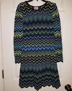 Hanna Anderson 150 (12) Chevron Dress